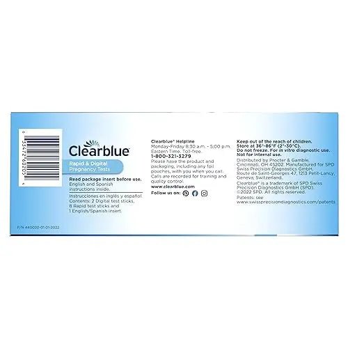Clearblue Pregnancy Test Combo Pack, 10ct - Digital with Smart Countdown & Rapid - TrustMedUSA