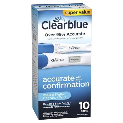 Clearblue Pregnancy Test Combo Pack, 10ct - Digital with Smart Countdown & Rapid - TrustMedUSA