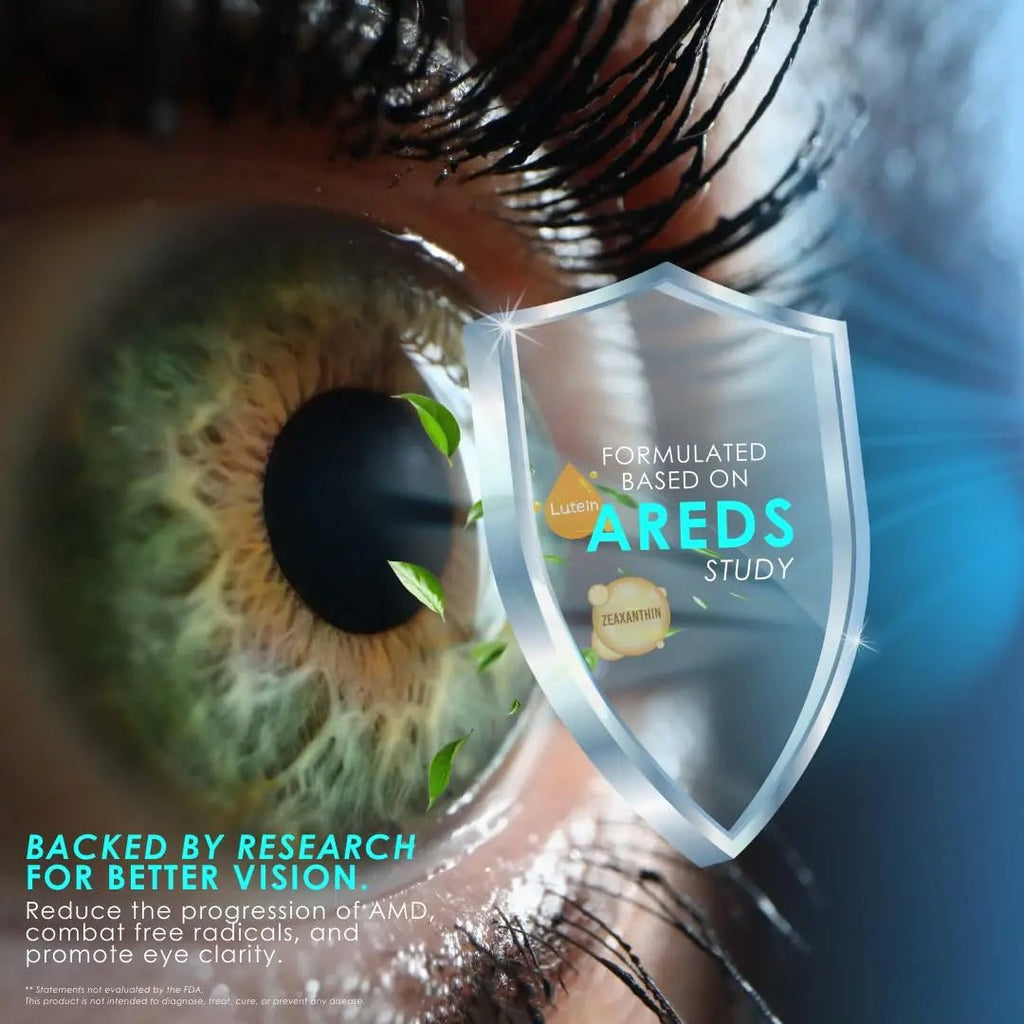 Clearsight AREDS Advanced+ Eye Health Vitamins | Lutein, Zeaxanthin, Vitamin E, Vitamin C | Blue Light & Vision Support | Eye Vitamins for Macular Health - TrustMedUSA