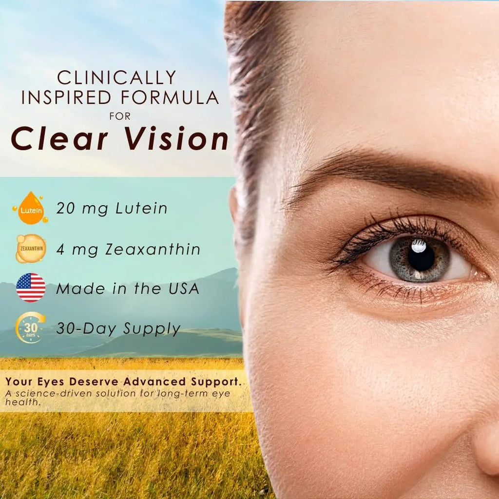Clearsight AREDS Advanced+ Eye Health Vitamins | Lutein, Zeaxanthin, Vitamin E, Vitamin C | Blue Light & Vision Support | Eye Vitamins for Macular Health - TrustMedUSA