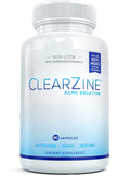 ClearZine Acne Pills for Teens & Adults | Clear Skin Supplement, Vitamins for Hormonal & Cystic Acne | Stop Breakouts, Oily Skin and Zits, 90 Caps - TrustMedUSA
