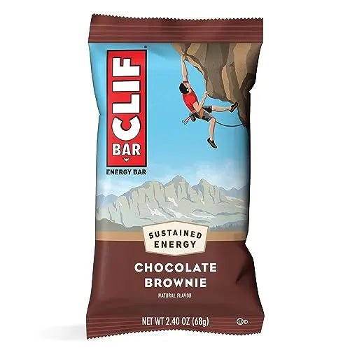 CLIF BAR - Chocolate Brownie Flavor - Made with Organic Oats - Non-GMO - TrustMedUSA