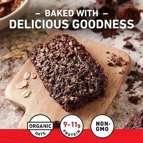CLIF BAR - Chocolate Brownie Flavor - Made with Organic Oats - Non-GMO - TrustMedUSA