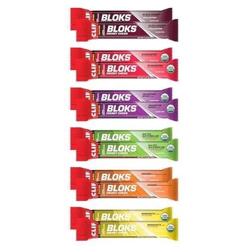 CLIF BLOKS - Energy Chews - Variety Pack - Non-GMO - Plant Based - TrustMedUSA