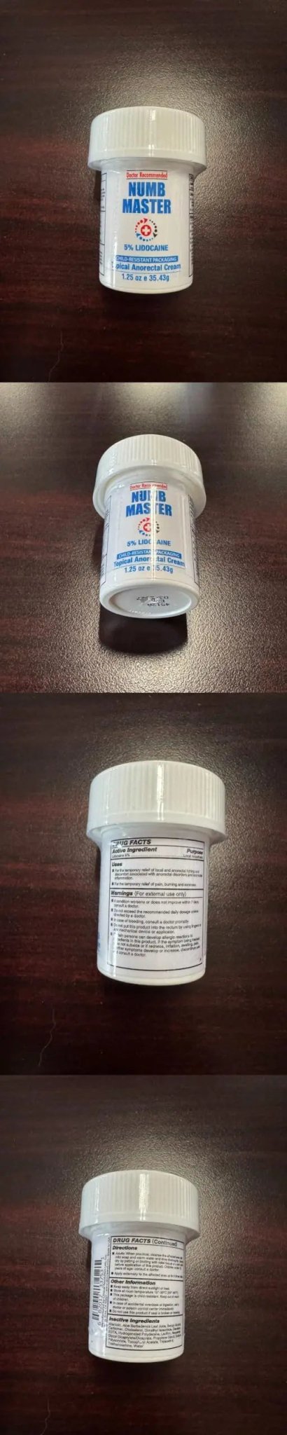 Clinical Resolution Numb Master 5% Lidocaine Topical Numbing Cream, 2 Pack of 1.25 Oz, Pain Relief Burn Itch Numb, Maximum Strength Topical Anesthetic with Allantoin, Vitamin E, Hemorrhoid Treatment - TrustMedUSA