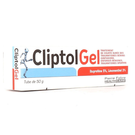 Cliptol gel: muscle and joint pain 50g - PIERRE FABRE HEALTH CARE - TrustMedUSA