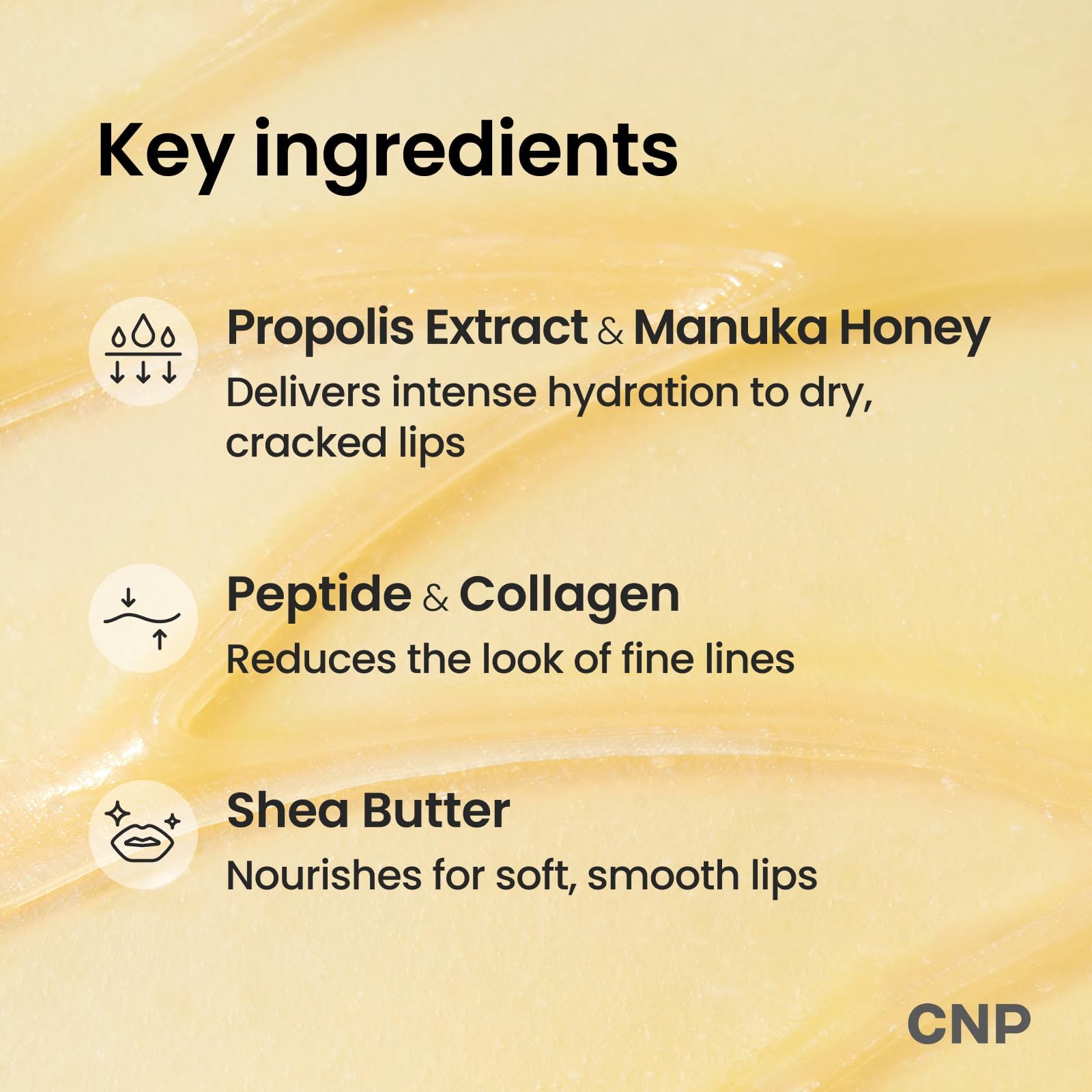 CNP Honey Lip Butter - Propolis Lipcerin™ 01 Original, Hydrating Overnight Manuka Lip Balm & Mask - TrustMedUSA