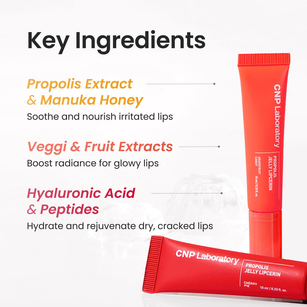 CNP Propolis Jelly Lipcerin™ - 01 Honey Cake, Hydrating Lip Balm & Gloss with Manuka Honey + Hyaluronic Acid, Stocking Stuffers, Gifts for Women, 0.3 fl.oz. - TrustMedUSA