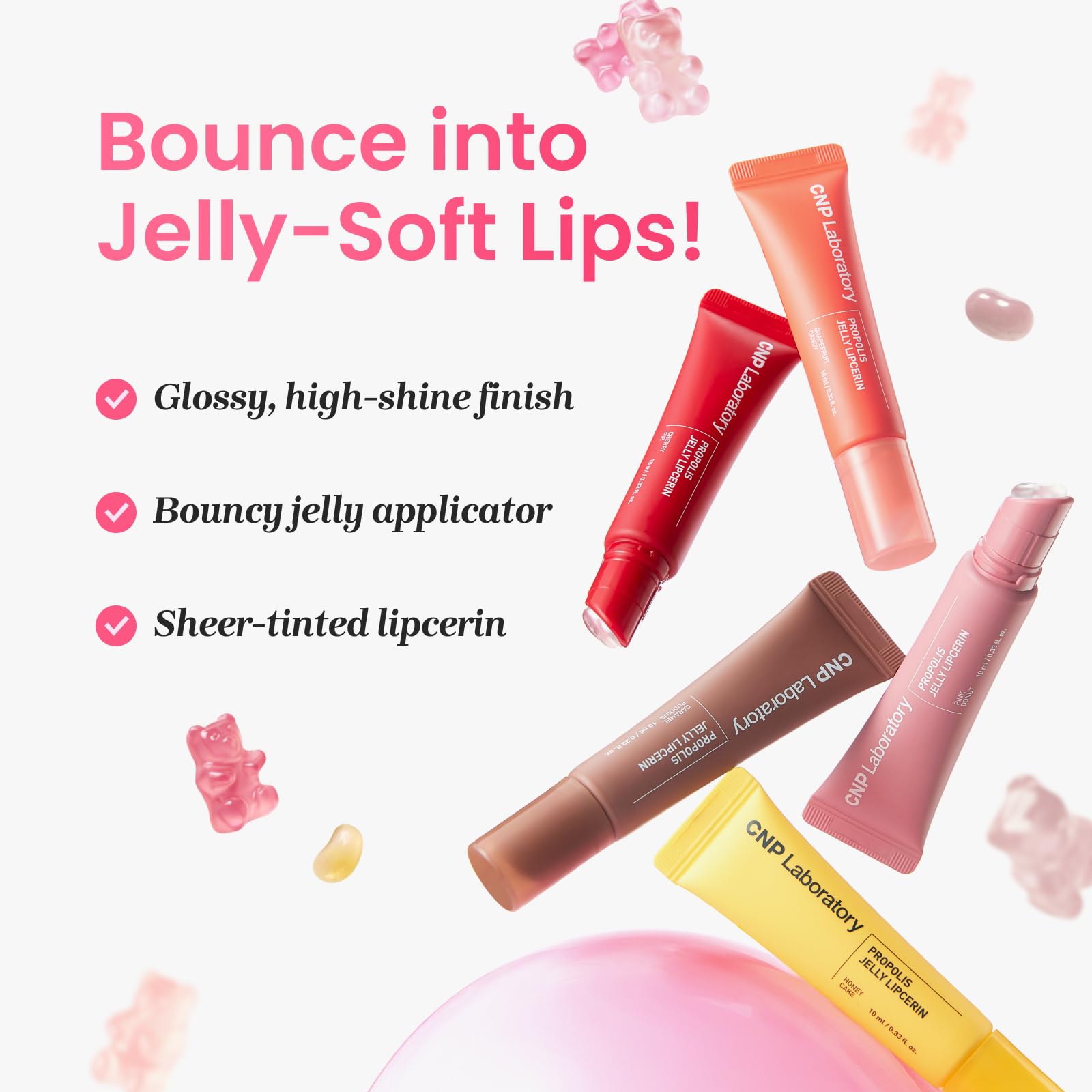 CNP Propolis Jelly Lipcerin™ - 01 Honey Cake, Hydrating Lip Balm & Gloss with Manuka Honey + Hyaluronic Acid, Stocking Stuffers, Gifts for Women, 0.3 fl.oz. - TrustMedUSA