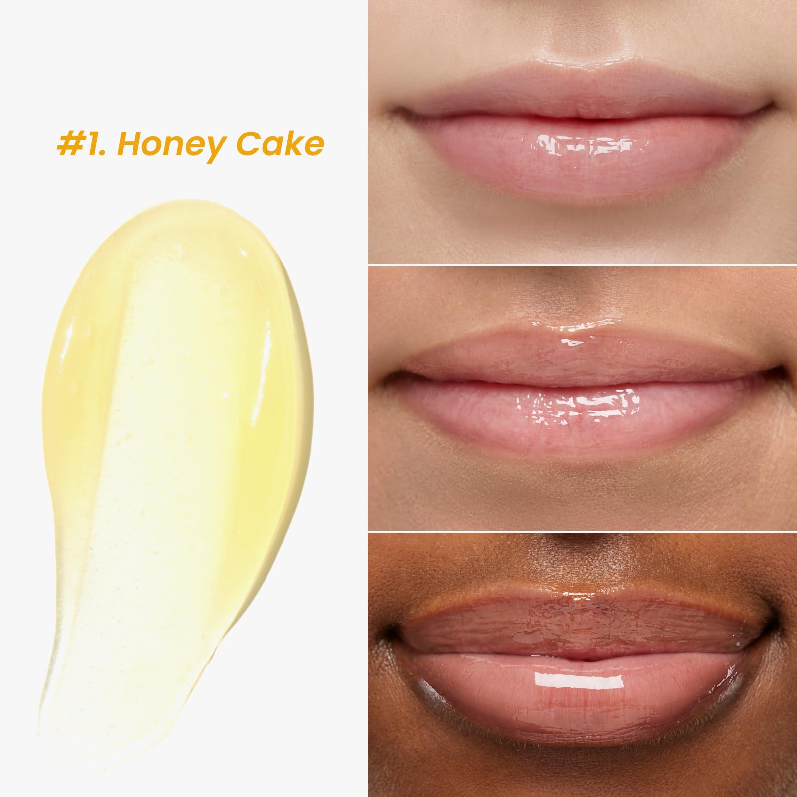 CNP Propolis Jelly Lipcerin™ - 01 Honey Cake, Hydrating Lip Balm & Gloss with Manuka Honey + Hyaluronic Acid, Stocking Stuffers, Gifts for Women, 0.3 fl.oz. - TrustMedUSA