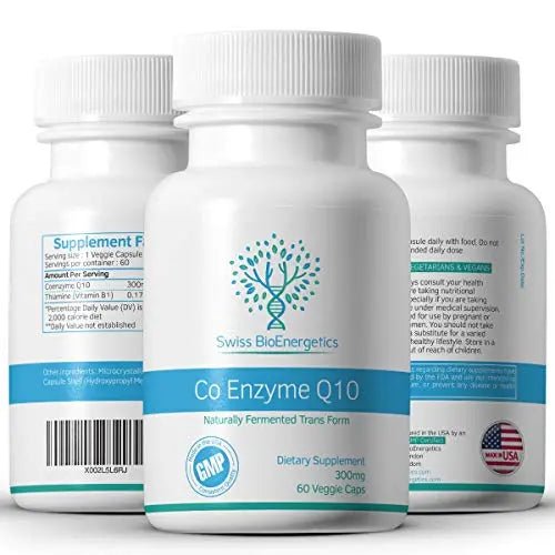 Co Enzyme Q10 CoQ10 300mg 60 Capsules - Superior Naturally Fermented Trans Form - TrustMedUSA