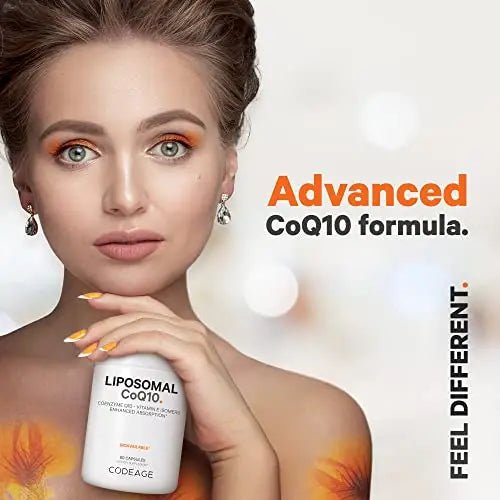 Codeage Liposomal CoQ10 Supplement - Vitamin E Isomers Tocopherols - 125mg Coenzy - TrustMedUSA