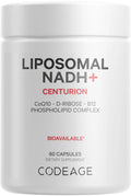 Codeage Liposomal NADH+ Supplement - CoQ10 - Vitamin B12 - D-Ribose Bioenergy - TrustMedUSA