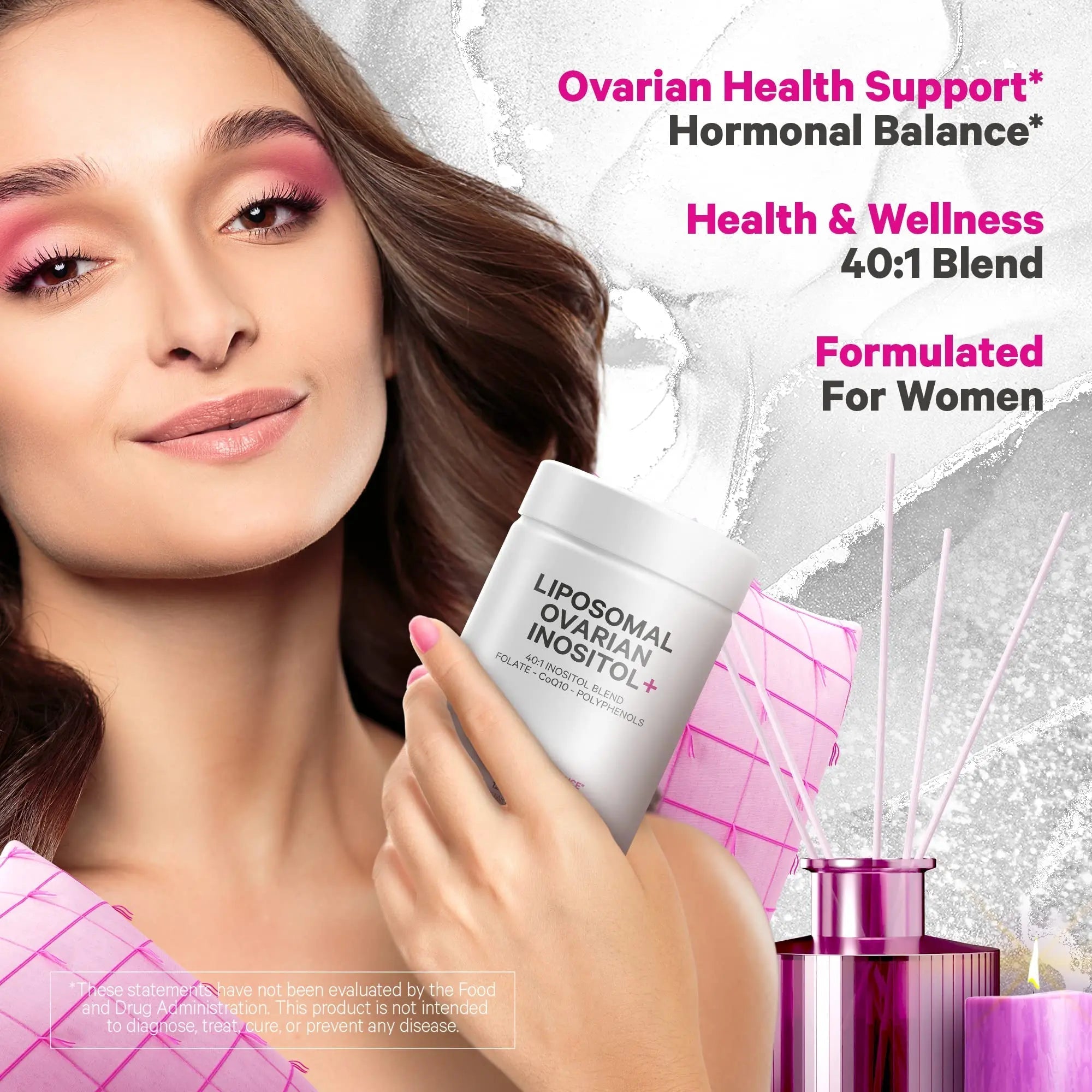 Codeage Liposomal Ovarian Inositol + Supplement - Myo-Inositol, D-Chiro-Inositol - TrustMedUSA