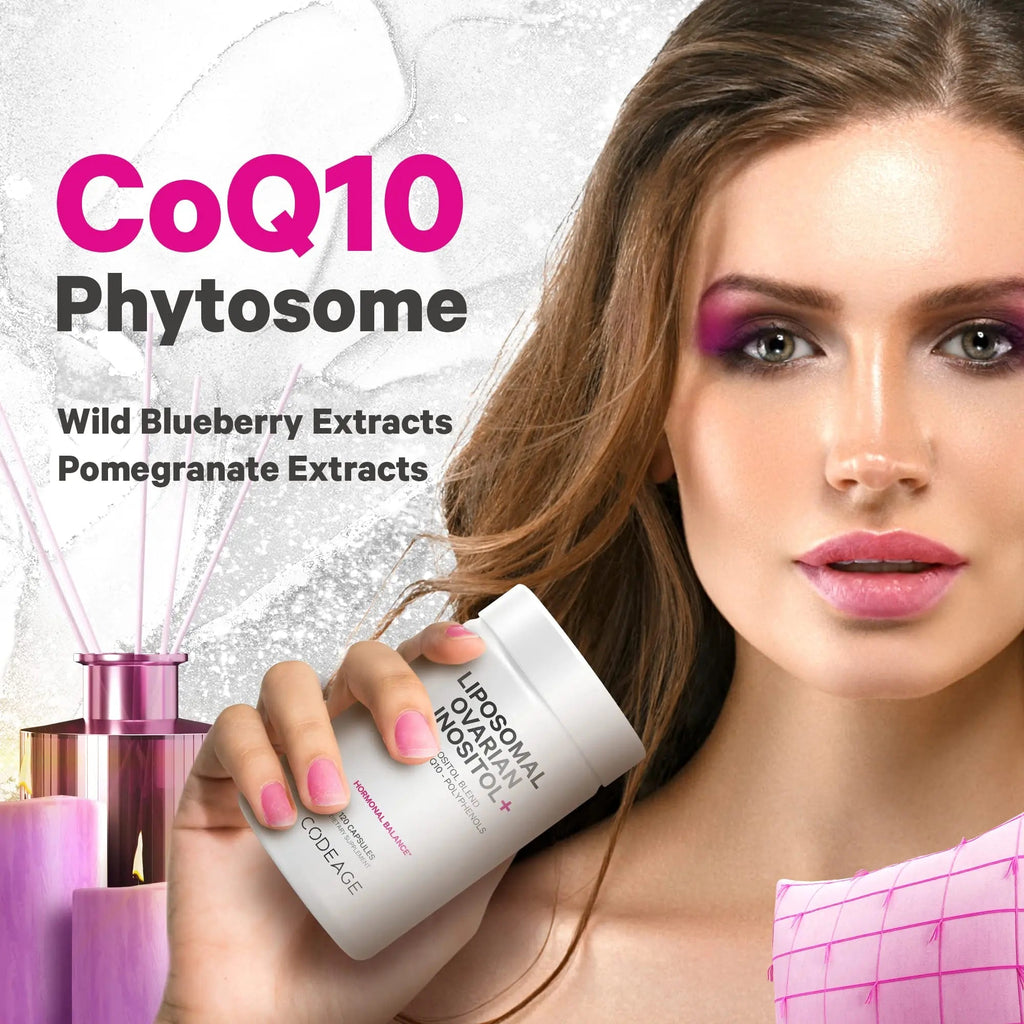 Codeage Liposomal Ovarian Inositol + Supplement - Myo-Inositol, D-Chiro-Inositol - TrustMedUSA