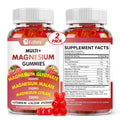 Cofure Triple Magnesium Complex 900 mg, Magnesium Glycinate, Citrate, Malate with Potassium, Calcium, Vitamin B6 for Calm & Sleep - Vegan, Non-GMO, Gluten Free - 120 Raspberry Gummies for Adults - TrustMedUSA