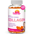 Collagen Gummies- Natural Marine Collagen for Women, and Men- Collagen Supplements for Skin Hair, Nails- Hydrolyzed Type 2 & 1 3- Replace Pills and Powders - No Gelatin, Kosher, Halal- 100 Ct. - Maple Wellness Supplements
