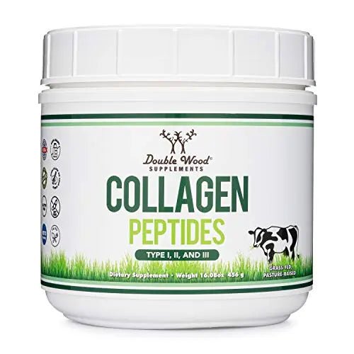 Collagen Peptides Powder - Hydrolyzed Collagen, Keto Safe - 16.08oz - Multi Type 1, 2 - TrustMedUSA