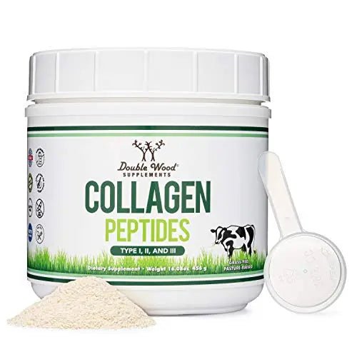 Collagen Peptides Powder - Hydrolyzed Collagen, Keto Safe - 16.08oz - Multi Type 1, 2 - TrustMedUSA
