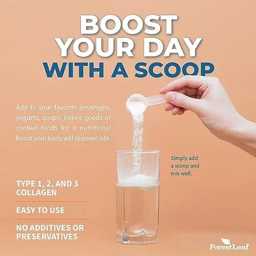 Collagen Peptides Powder Unflavored - Hydrolyzed Collagen Protein - TrustMedUSA