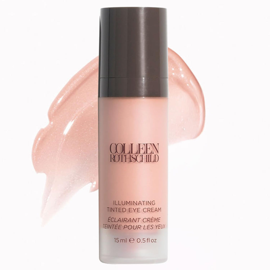 COLLEEN ROTHSCHILD Illuminating Tinted Eye Cream | Instant Brightening Effect | Nourishes & Targets Dark Circles | With Hyaluronic Acid, Caffeine, Pearlized Pigments & Peptides (0.5 fl oz) - TrustMedUSA