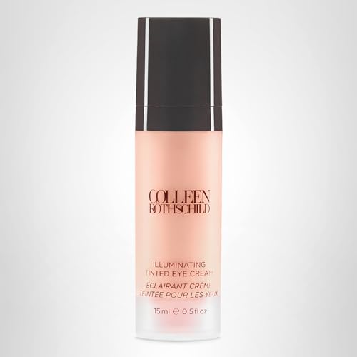 COLLEEN ROTHSCHILD Illuminating Tinted Eye Cream | Instant Brightening Effect | Nourishes & Targets Dark Circles | With Hyaluronic Acid, Caffeine, Pearlized Pigments & Peptides (0.5 fl oz) - TrustMedUSA