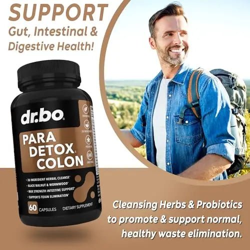 Colon Cleanse Pills Body Detox - Intestinal Guard Cleanser for Stomach - Natural Weight - TrustMedUSA