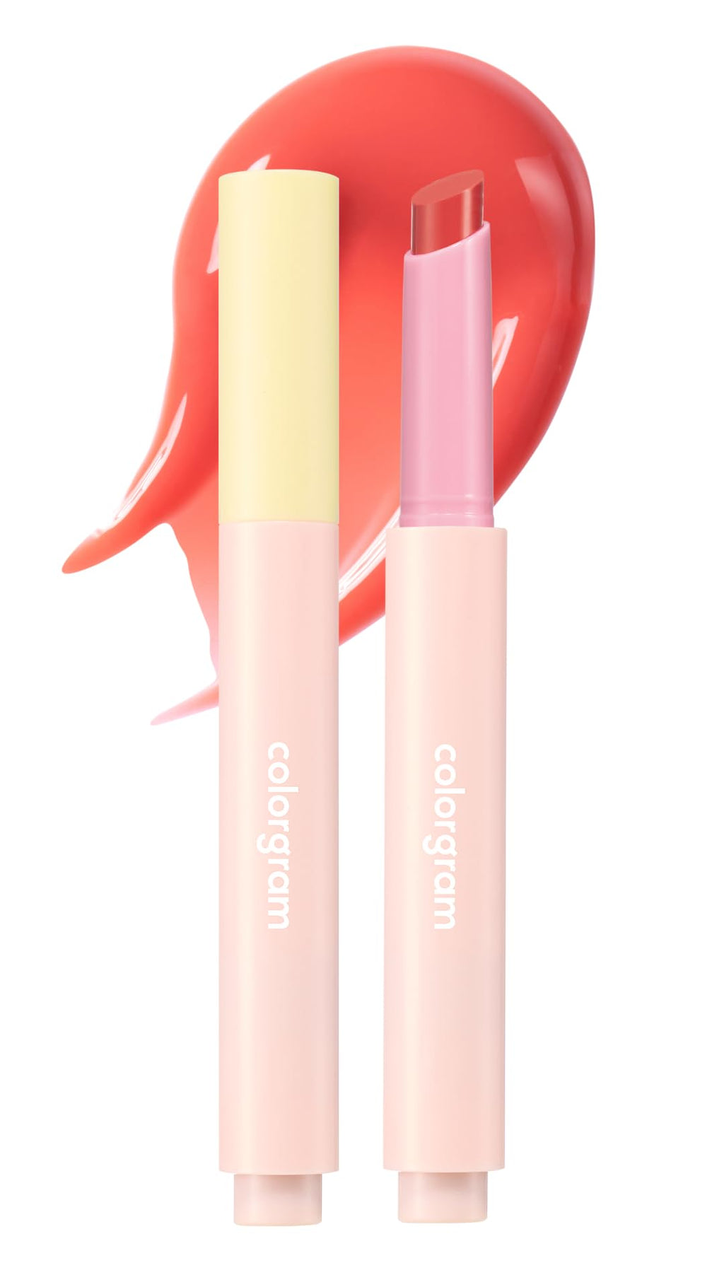 COLORGRAM Fruity Glass Stick 02 DARLING PAPAYA | Long-Lasting Juicy Lip Tint with Radiant, Glossy Finish | Melting Syrupy Texture for Vibrant, Hydrated Lips | Non-Sticky Shine - TrustMedUSA