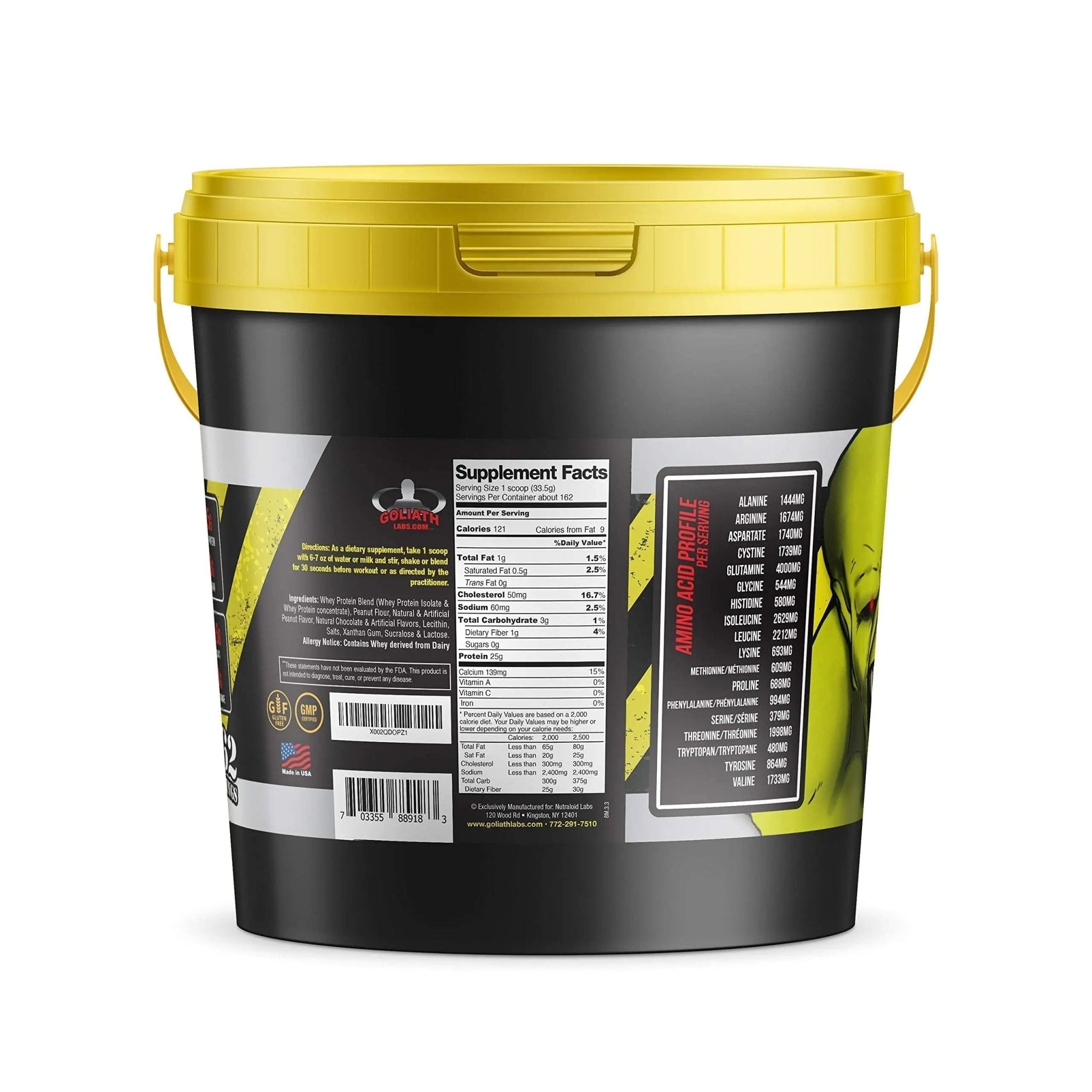 COLOSSAL LABS Muscle Growth Whey Protein [12 lbs/Pack of 1]–Peanut Butter Chocolate - TrustMedUSA