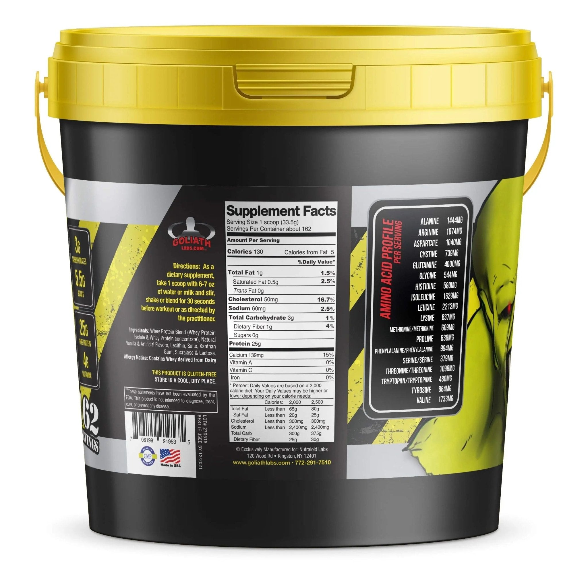 COLOSSAL LABS Muscle Protein Whey Powder [12 lbs/Pack of 1]–Chocolate Protein - TrustMedUSA