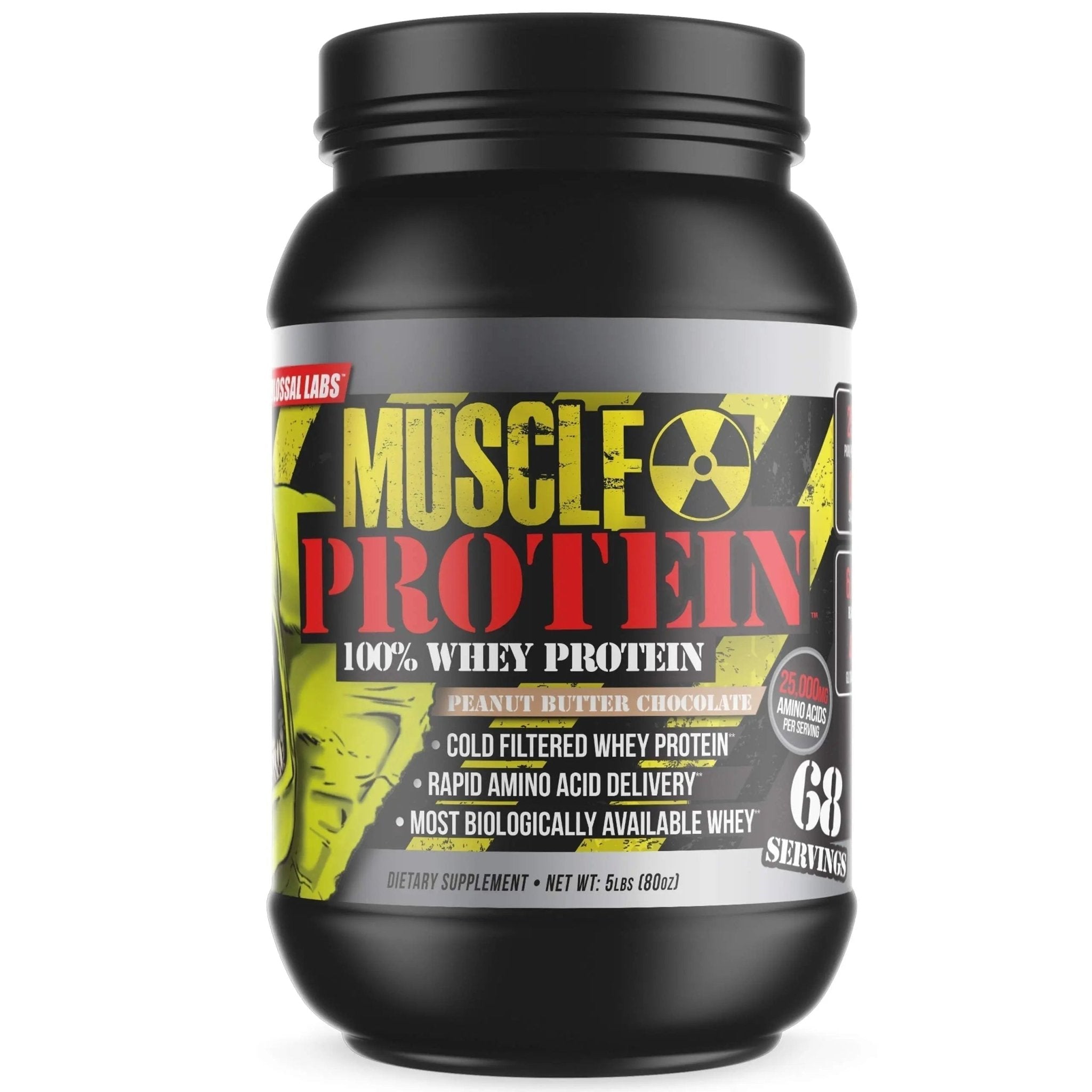 COLOSSAL LABS Whey Protein Powder [15 lbs/Pack of 1]– Peanut Butter-Chocolate Protein - TrustMedUSA