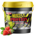 COLOSSAL LABS Whey Protein Powder [15 lbs/Pack of 1]–Strawberry Protein, Cold Filtered - TrustMedUSA