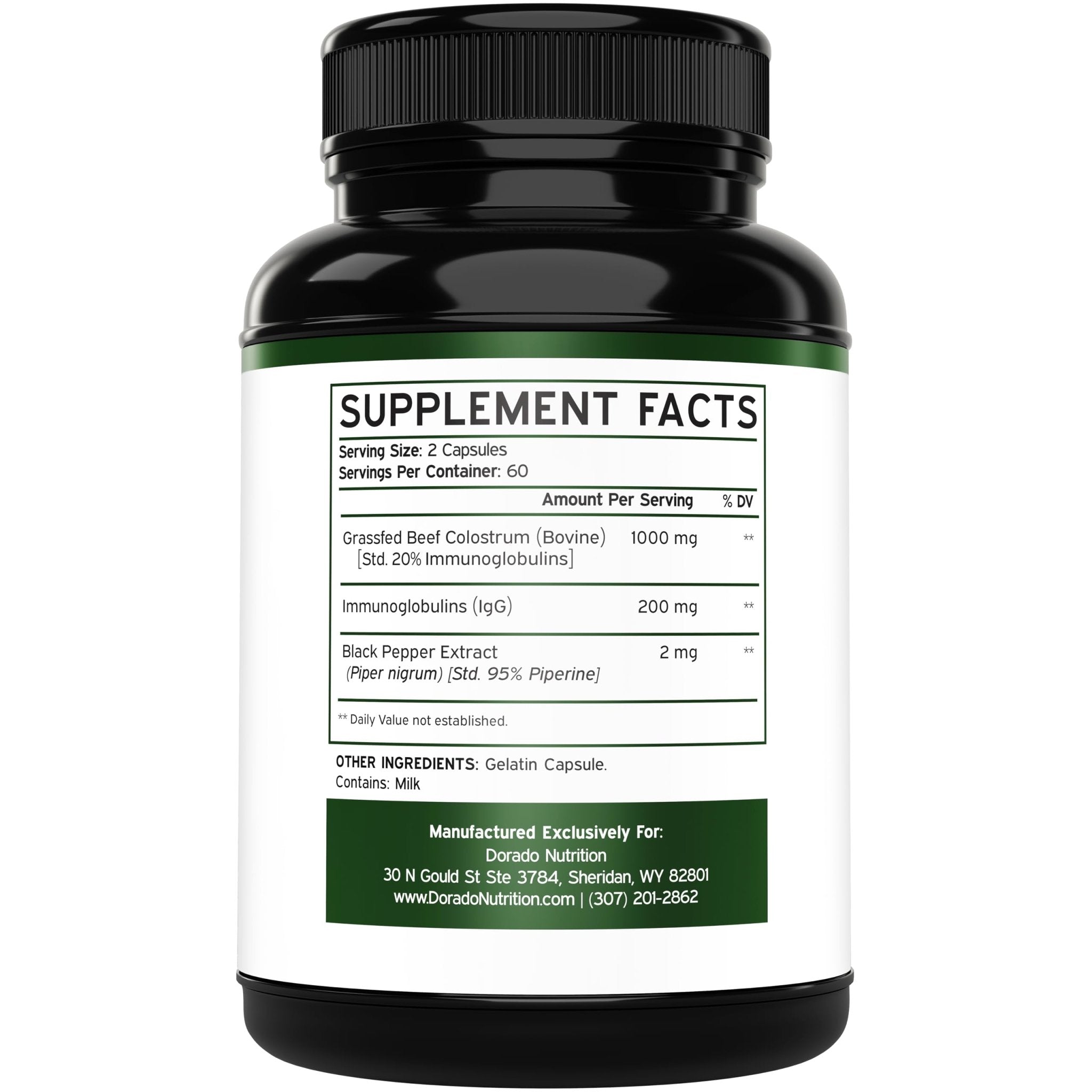 Colostrum (120 Count) Bovine Colostrum Capsules Supplement and Supergreens (60 Gummies) Superfood for Immunity Support with Greens Supplements with 8 Ingredient Power Blend - Vegan Safe & Made in USA - TrustMedUSA