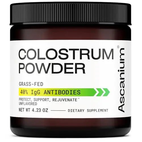 Colostrum Powder - Grass-Fed 40% IgG Colostrum Supplement Powder - Bovine - TrustMedUSA