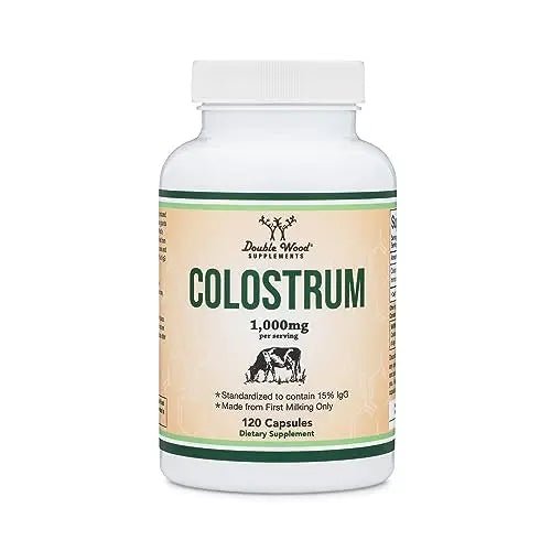 Colostrum Supplement 120 Capsules, 1,000mg per Serving (Bovine Colostrum Powder - TrustMedUSA