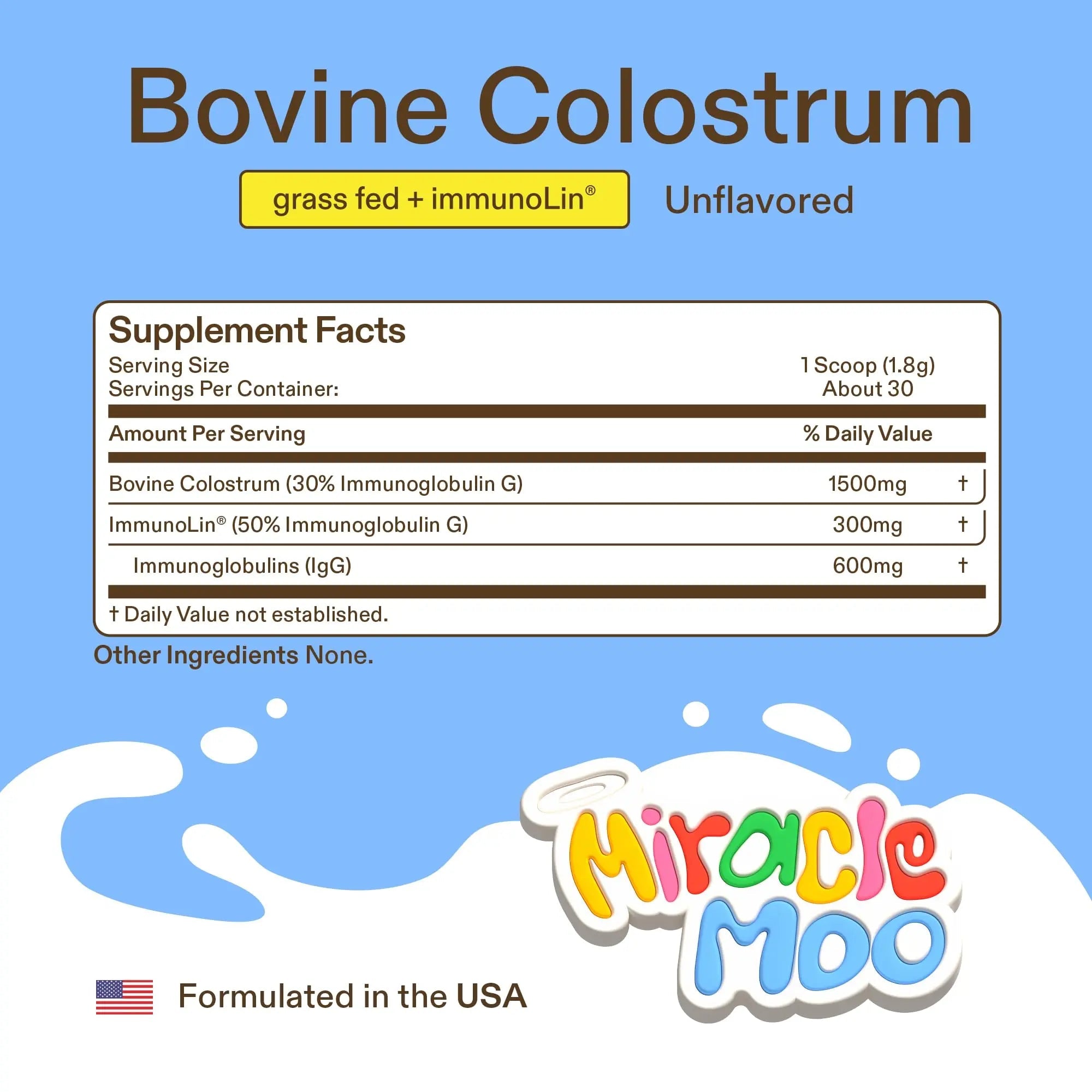Colostrum Supplement for Gut Health, Hair Growth, Beauty and Immune Support - TrustMedUSA