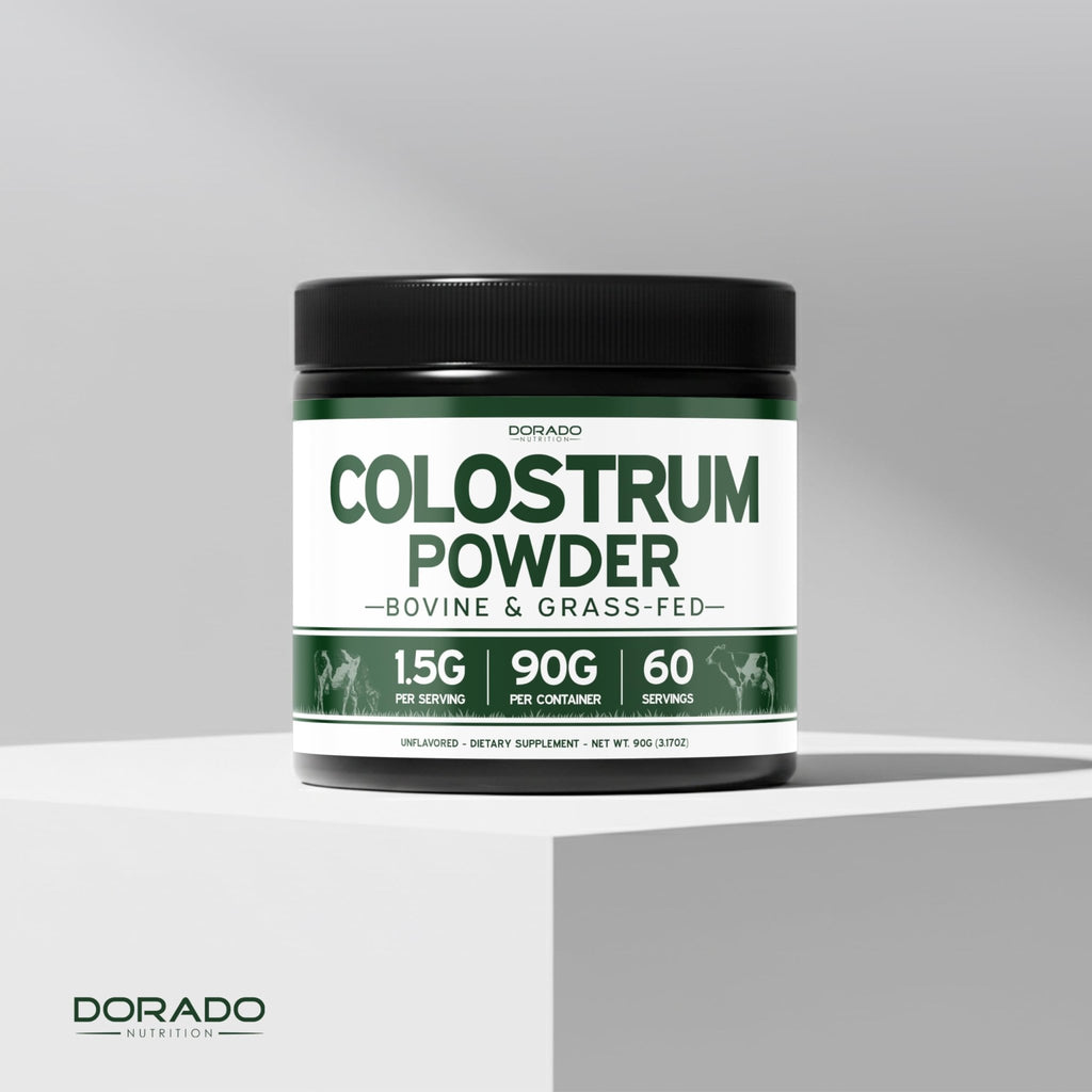 Colostrum Supplement Powder 90g (60 Servings of 1.5g Pure Bovine Colostrum Std. to Contain 20% IgG Immunoglobulins) Grass Fed Powder - No Fillers, Third Party Tested, Unflavored & Non-GMO - TrustMedUSA