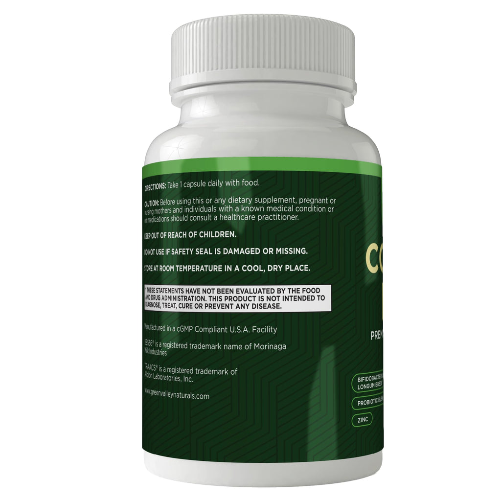 ComfortPro™ Daily Probiotics for Digestive Health | Constipation Relief & Bloating Support for Women & Men | Gut Cleanse with Zinc | Helps Reduce Gas & Promotes Digestive Regularity | Valley Formula - TrustMedUSA