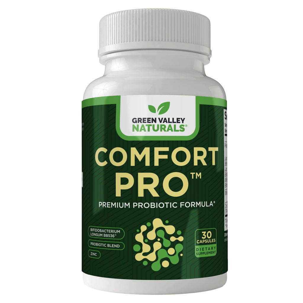 ComfortPro™ Daily Probiotics for Digestive Health | Constipation Relief & Bloating Support for Women & Men | Gut Cleanse with Zinc | Helps Reduce Gas & Promotes Digestive Regularity | Valley Formula - TrustMedUSA