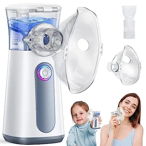 Compact Portable Nebulizer, Mesh Nebulizer, auto-Cleaning Handheld Nebulizer - TrustMedUSA
