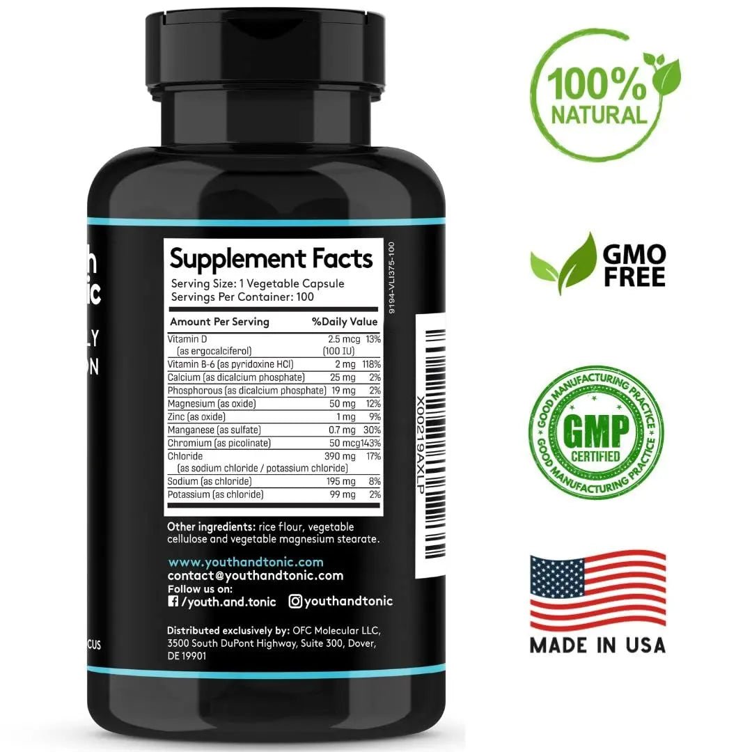 Complete Electrolyte Supplement | Highest Bioavailability | Cmax Chloride - TrustMedUSA