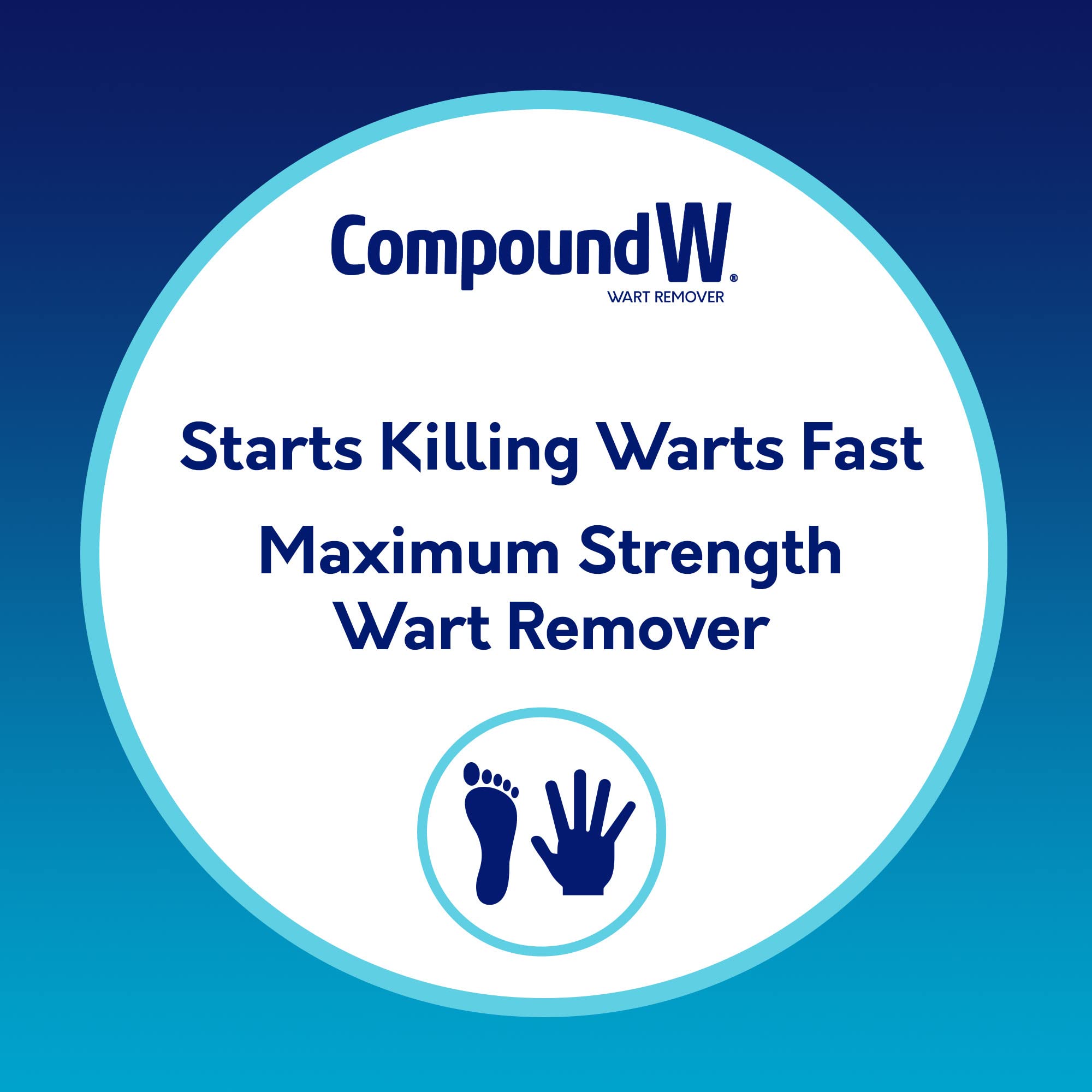 Compound W Wart Remover Maximum Strength One Step Pads with Salicylic Acid, 14 Medicated Pads - Maple Wellness Supplements