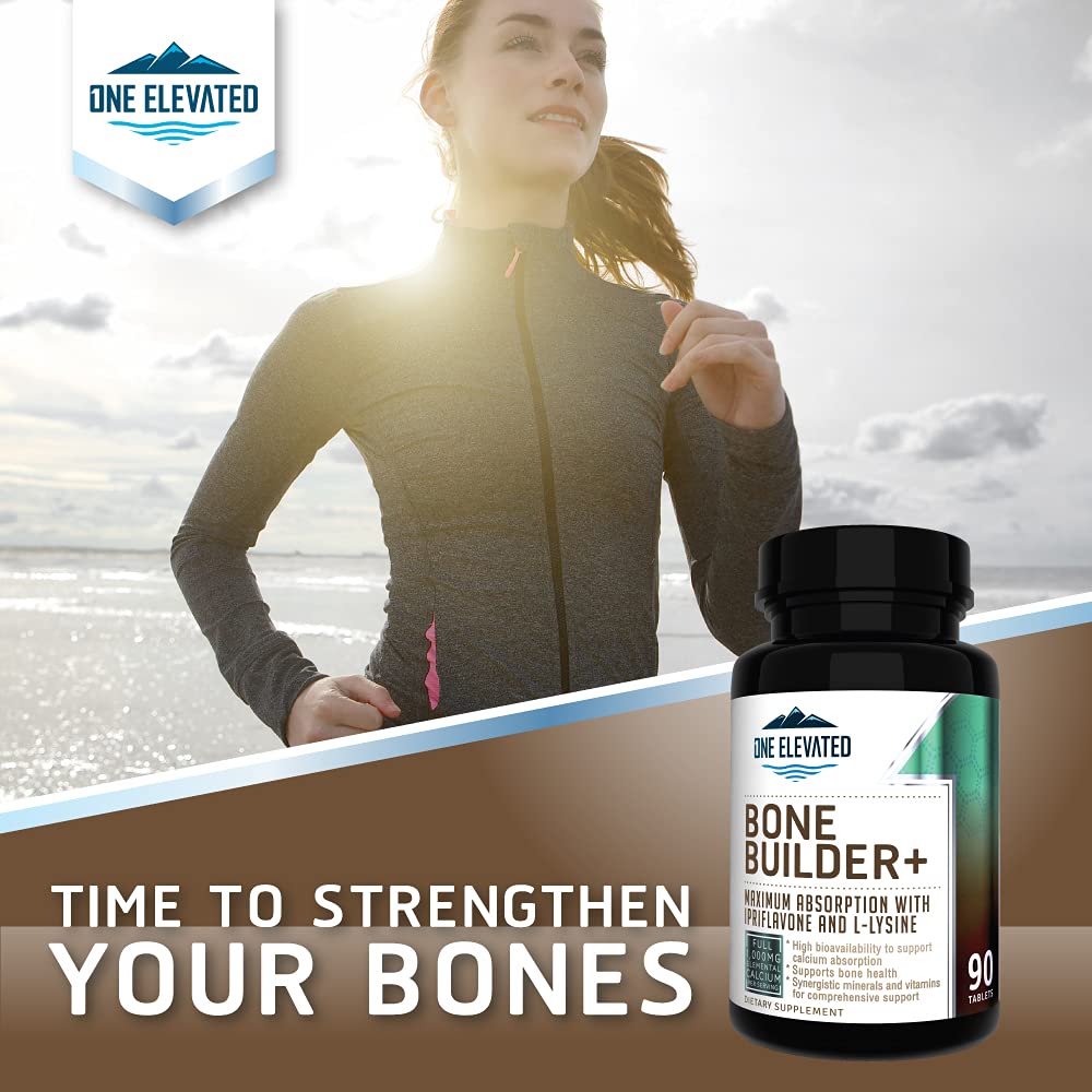 Comprehensive Bone Builder Calcium Supplement. Formulated with Highest Grade Calcium -Carbonate/Hydroxyapatite/Citrate, Magnesium, Zinc, D3. Works in Sync for Optimum Bone Health and Bone Strength. - Maple Wellness Supplements