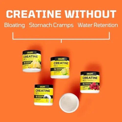 CON-CRET Creatine HCl Powder | Supports Muscle, Cognitive, and Immune Health - TrustMedUSA