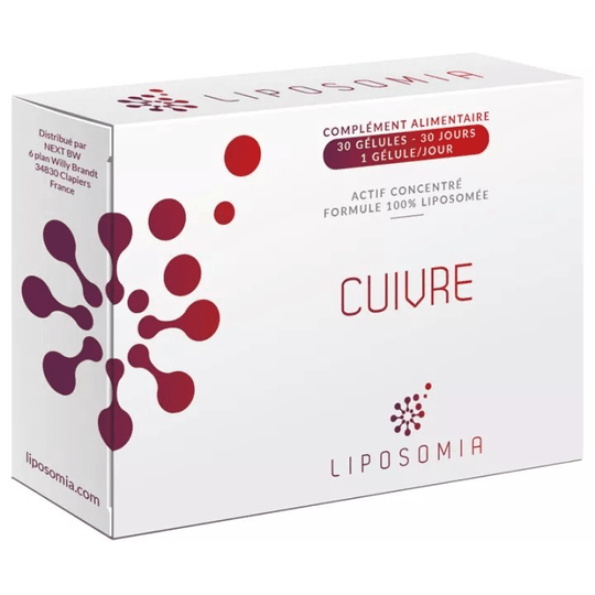 COPPER LIPOSOMIA - 30 capsules - TrustMedUSA