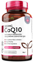 CoQ10 200mg - 120 Vegan Capsules of High Strength Co Enzyme Q10 (4 Months Supply) - TrustMedUSA