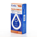 CorDx TyFast at Home Flu A/B & COVID-19 Multiplex Rapid Test Kit, Easy, Accurate, Fast Results in 10 Minutes, 3 in 1 Combo Kit, 5 Tests - TrustMedUSA
