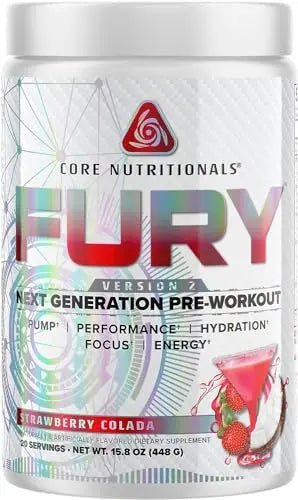 Core Nutritionals Fury V2: Pre-Workout Powder to Maximize Performance in The Gym - TrustMedUSA