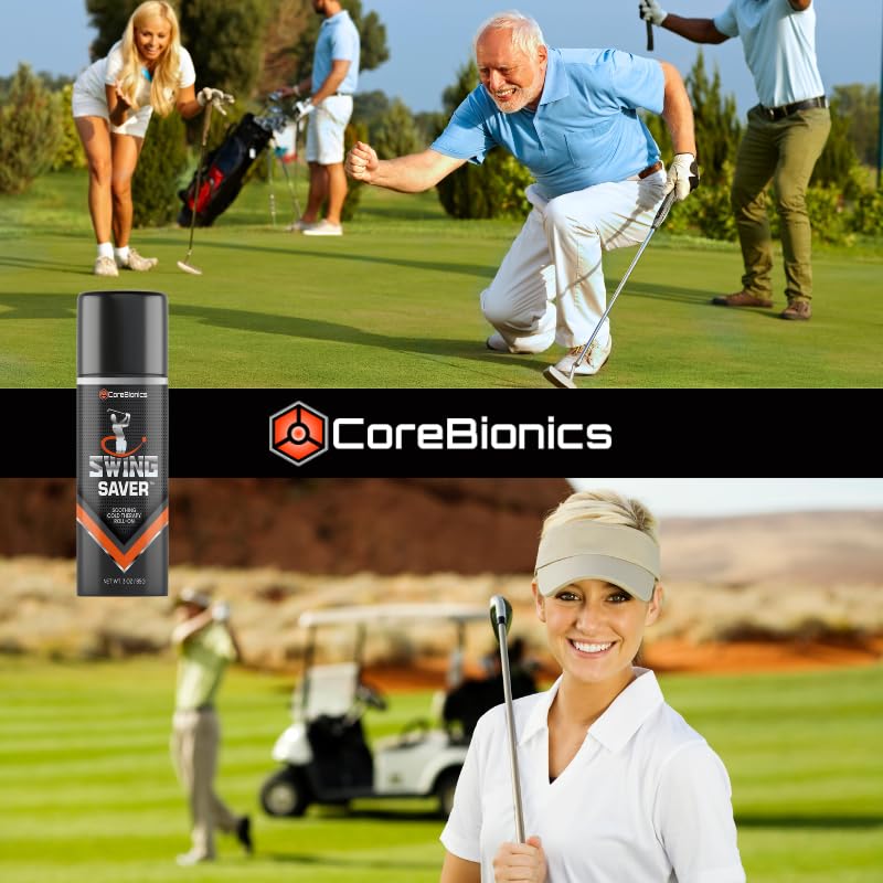 CoreBionics Swing Saver Roll-On: Powerful Pain Relief for Muscles & Joints, Golf Swing Enhancer - TrustMedUSA