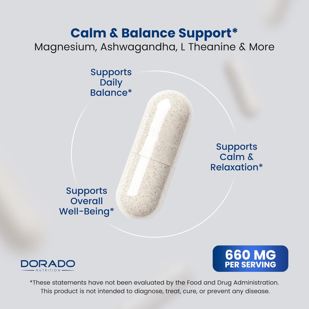 Cortisol Supplements for Women & Men with 14 in1 Blend (Magnesium, Ashwagandha, L Theanine & More) Healthy Cortisol Balance & Calm Mood Support - Third Party Tested, Non GMO, USA Made - 60 Count - TrustMedUSA